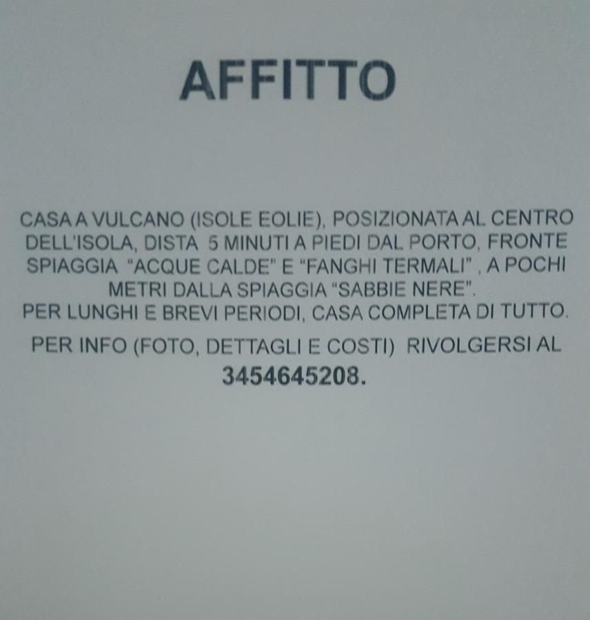 Casa Sofia Villa Vulcano  Exteriör bild
